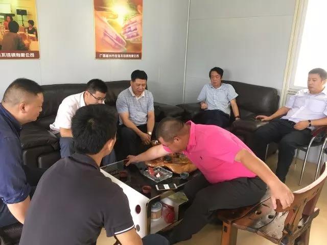 公司總經(jīng)理張端清一行赴廣西考察調(diào)研