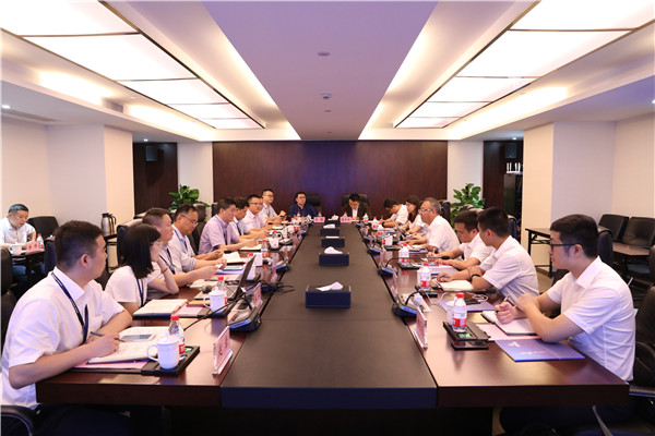 中建四局深圳實(shí)業(yè)王恩偉董事長(zhǎng)一行到我司考察交流