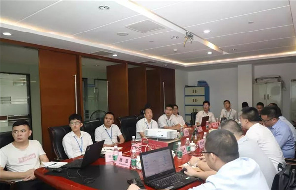 公司總經(jīng)理助理汪偉鋒一行赴中建四局深圳實業(yè)有限公司考察交流