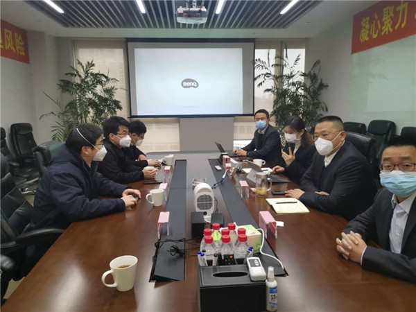 復(fù)工復(fù)產(chǎn)保經(jīng)營——公司副董事長丁建國一行訪問金山科技