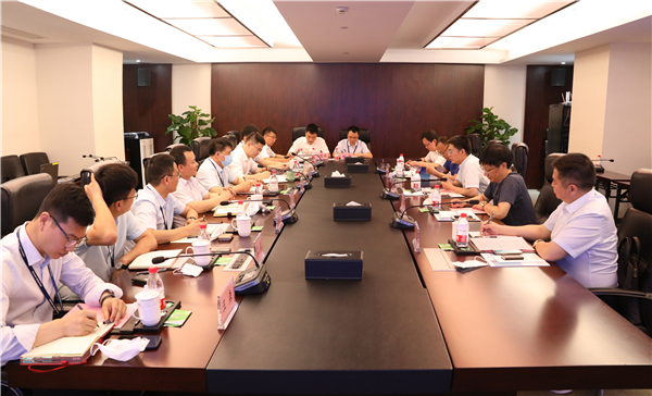 海螺水泥董事會秘書虞水一行到我司考察交流