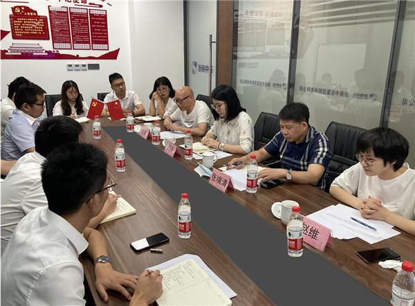 公司總經理張端清一行赴鄭州部調研指導工作