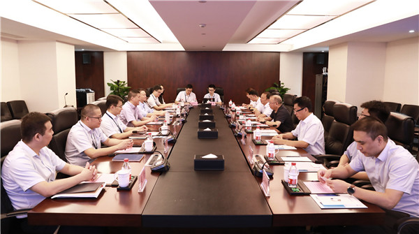 中航國際鋼鐵貿易公司總經(jīng)理王天軍一行到訪我司