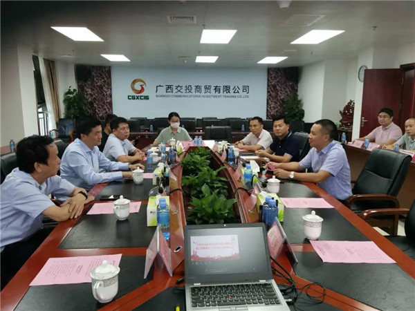 公司董事長(zhǎng)袁仁軍一行赴廣西拜訪客戶