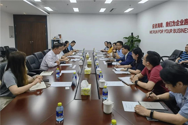 公司黨委副書記、總經(jīng)理張端清赴海南平臺公司調(diào)研