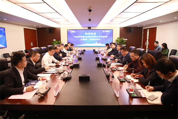 中建西部建設(shè)公司總經(jīng)理白建軍一行到訪我司