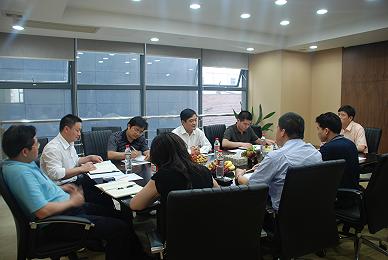 山西晉城鋼鐵控股（集團(tuán)）有限公司總裁李強(qiáng)到訪南方建材