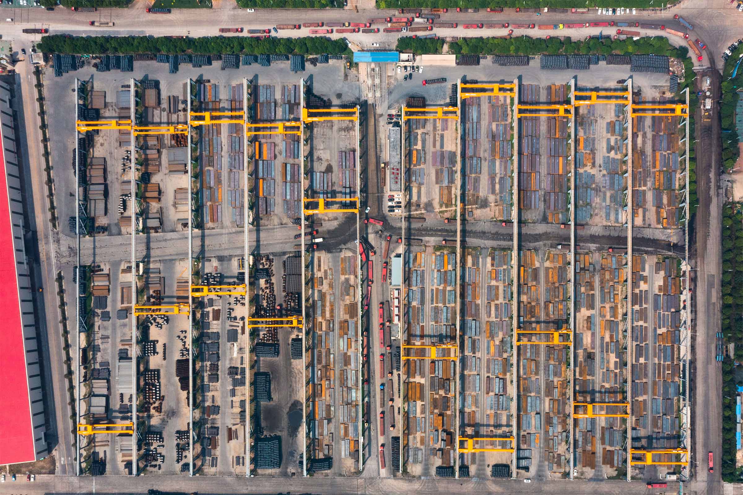 浙商中拓長(zhǎng)通物流園鳥瞰圖